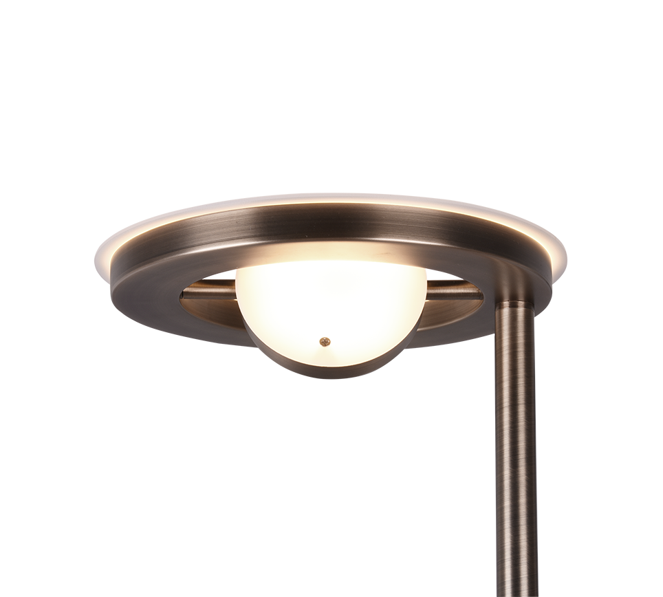 Barrie LED floor lamp brass — 424210304