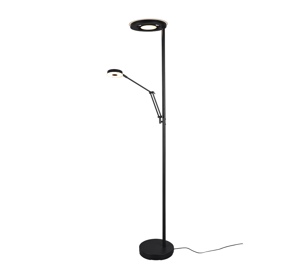 Barrie LED floor lamp matt black — 424210332