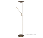 Brantford LED floor lamp antique brass — 425610204