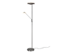 Brantford LED floor lamp brushed steel — 425610207