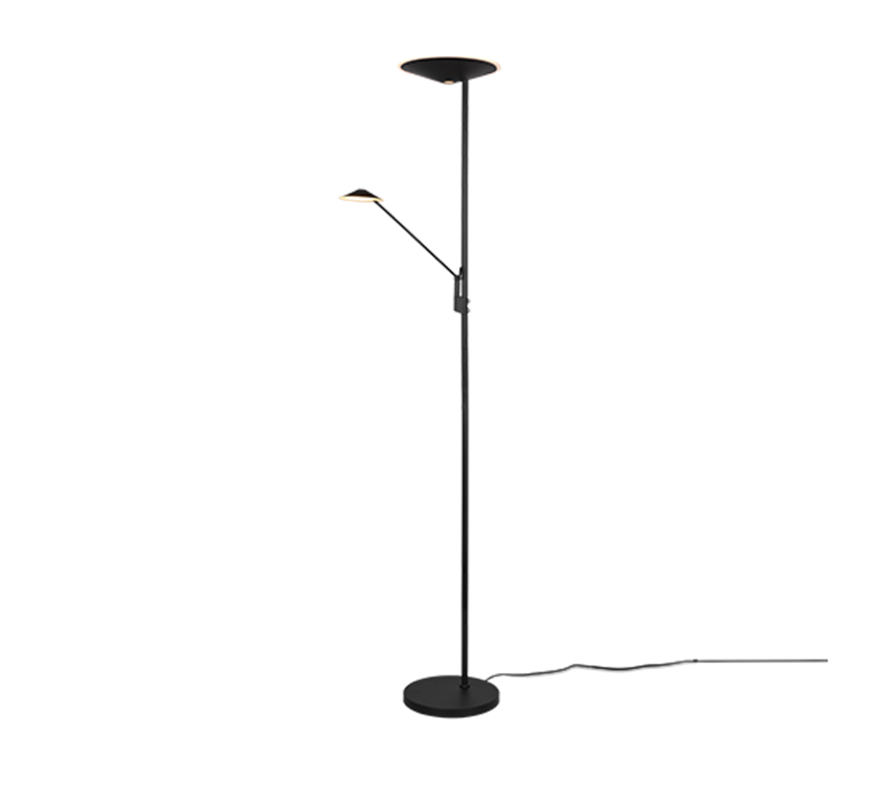 Brantford LED floor lamp matt black — 425610232