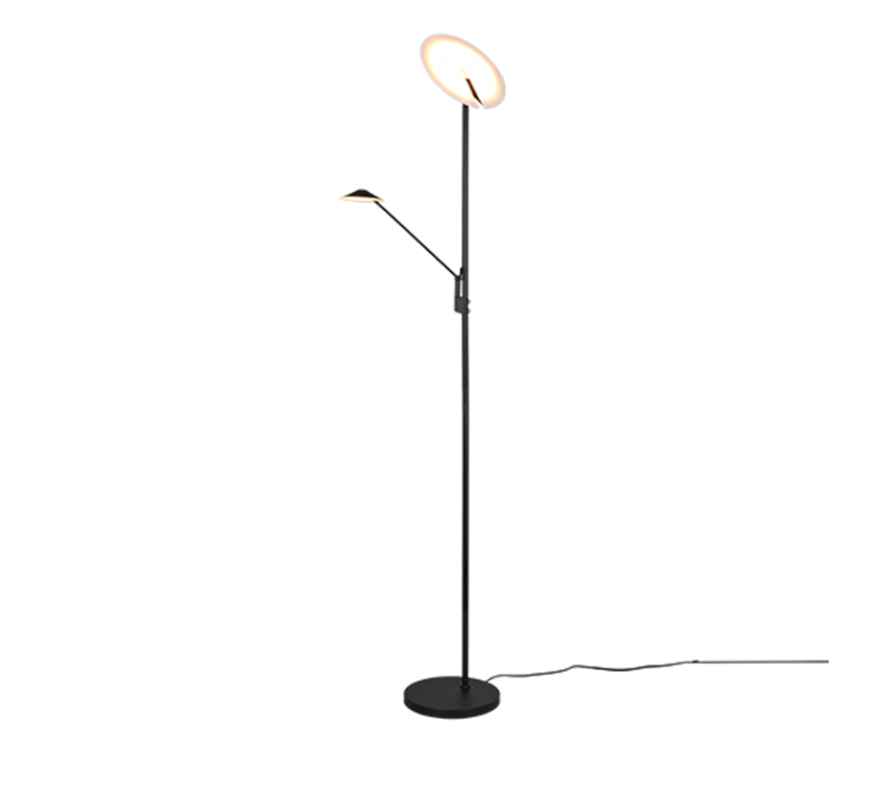Brantford LED floor lamp matt black — 425610232
