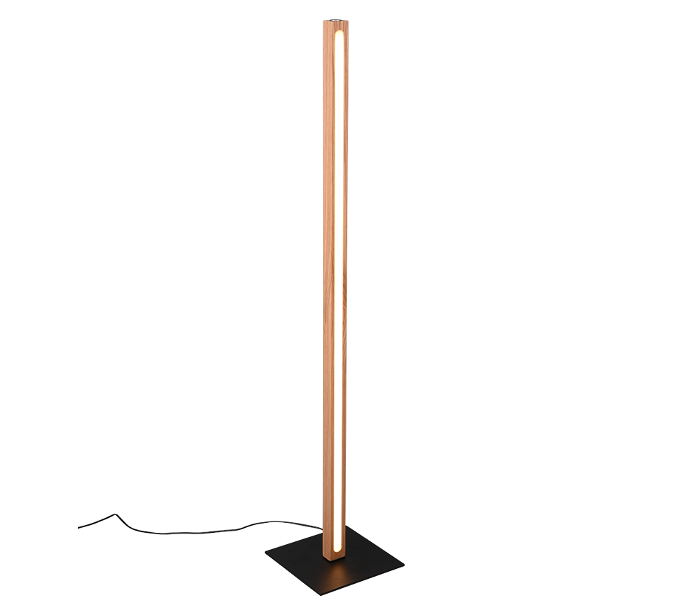 Bellari LED floor lamp wood — 426410130