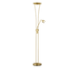 Arizona LED floor lamp uplighter brass — 426410208