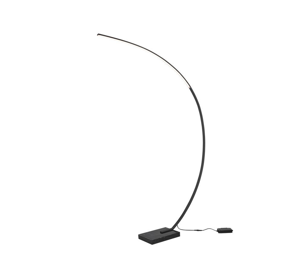 Bangkok LED floor lamp matt black — 426511832