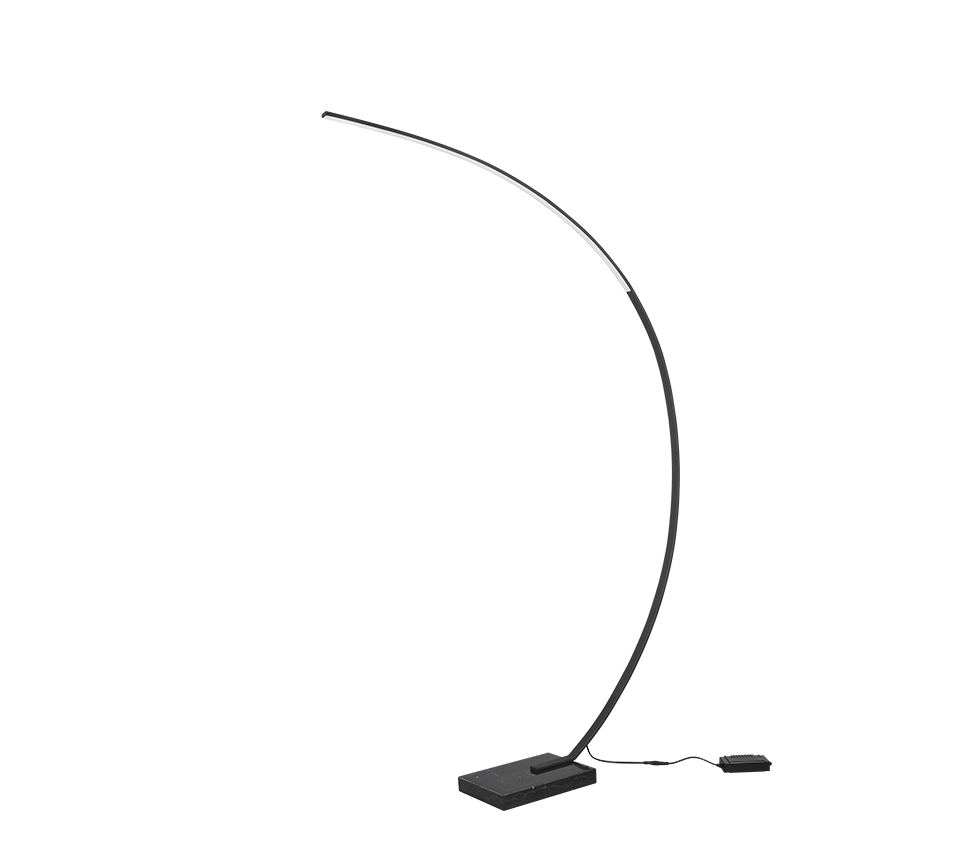 Bangkok LED floor lamp matt black — 426511832