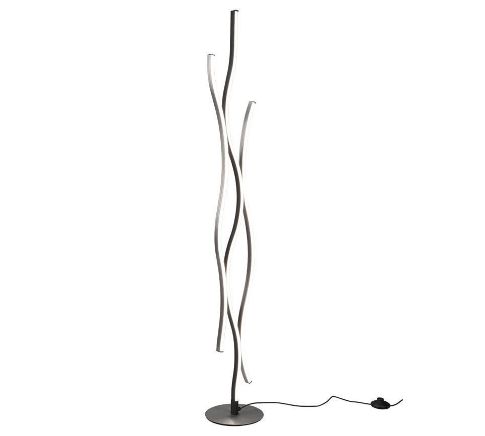 Blaze LED floor lamp brushed aluminium — 441210305
