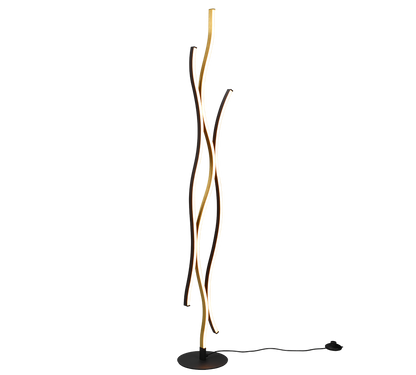 Blaze LED floor lamp matt brass — 441210308
