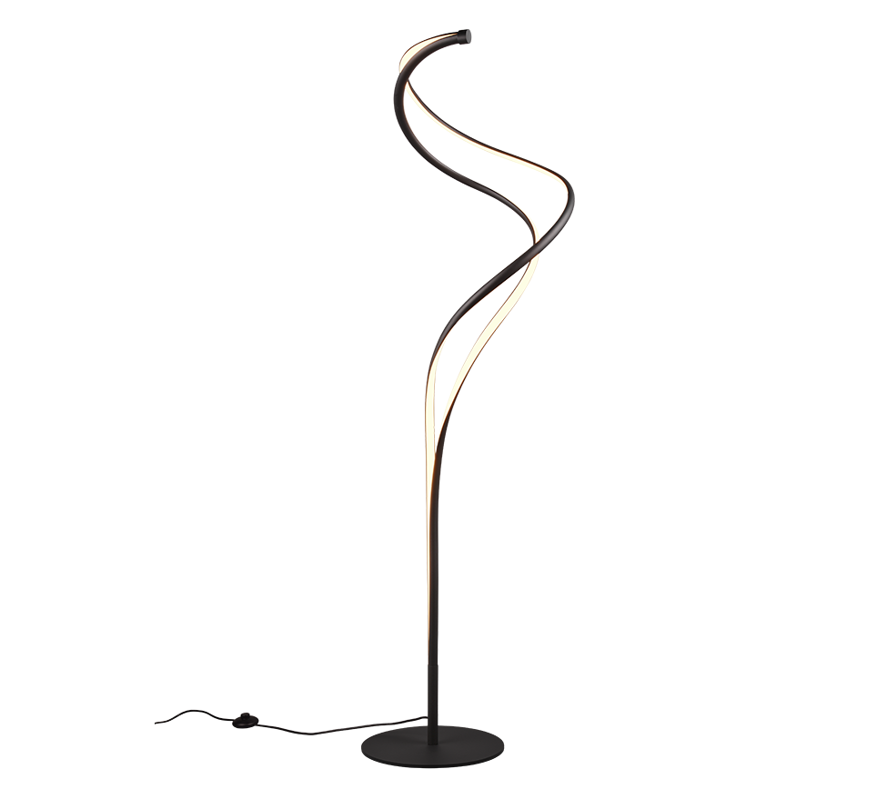 Nala LED floor lamp matt black — 444310132