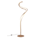 Nala LED floor lamp matt brass — 444310179