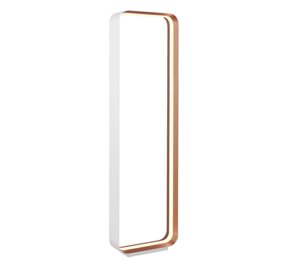 Cizione LED floor lamp matt white/gold — 444610131