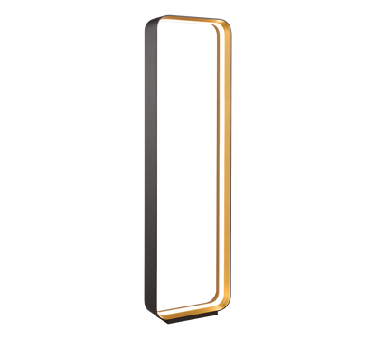 Cizione LED floor lamp matt black/gold — 444610132