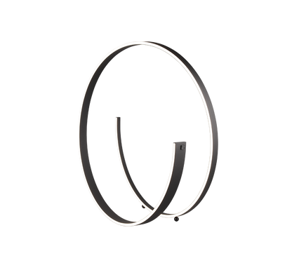 Cinardi LED floor lamp matt black — 446110132