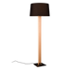 Rahul floor lamp LED + E27 wood/black — 447610232