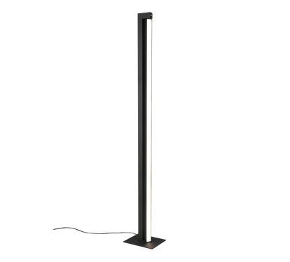 Seeker LED floor lamp matt black — 448810132