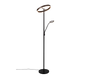 Willis LED floor lamp with reading light matt black — 449510232