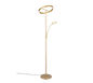 Willis LED floor lamp with reading light gold — 449510279