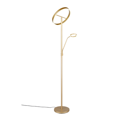 Willis LED floor lamp with reading light gold — 449510279