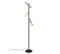 Fiato LED floor lamp 3-pc matt black/multicolor — 452010317