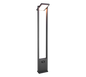 Malawi hybrid solar LED pole 100 cm anthracite rechargeable motion+dusk sensor — 453769142