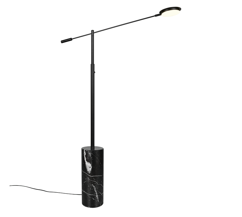 Fiore LED floor lamp matt black — 454610132