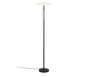 Celeste LED floor lamp matt black/white/coffee brown — 454910165