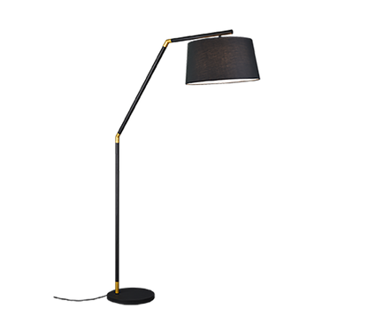 Tracy floor lamp E27 matt black — 462100132