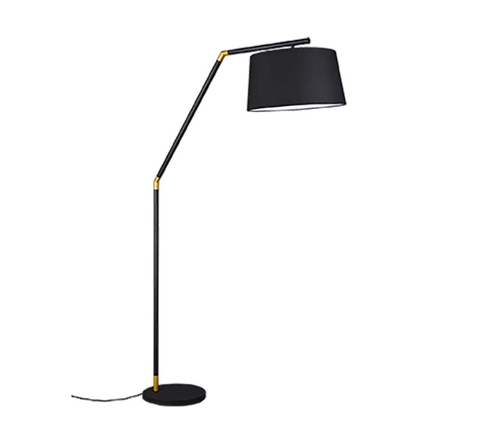Tracy floor lamp E27 matt black — 462100132