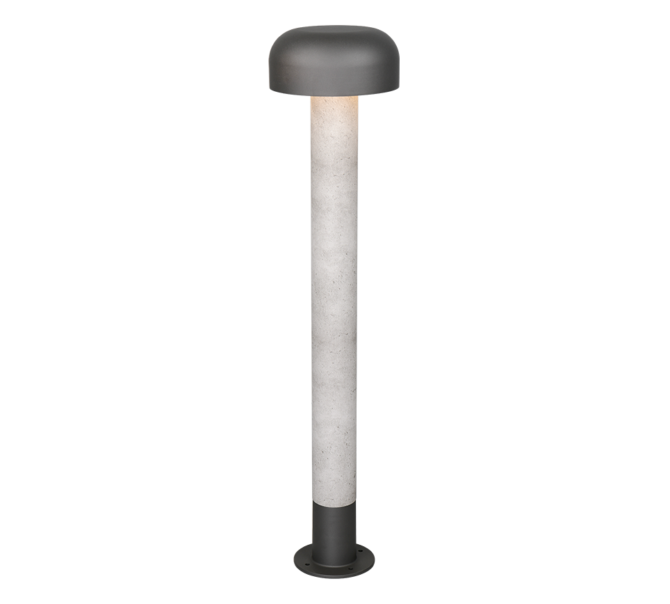 Fraser pole lamp 84 cm E27 anthracite/concrete look — 462560178