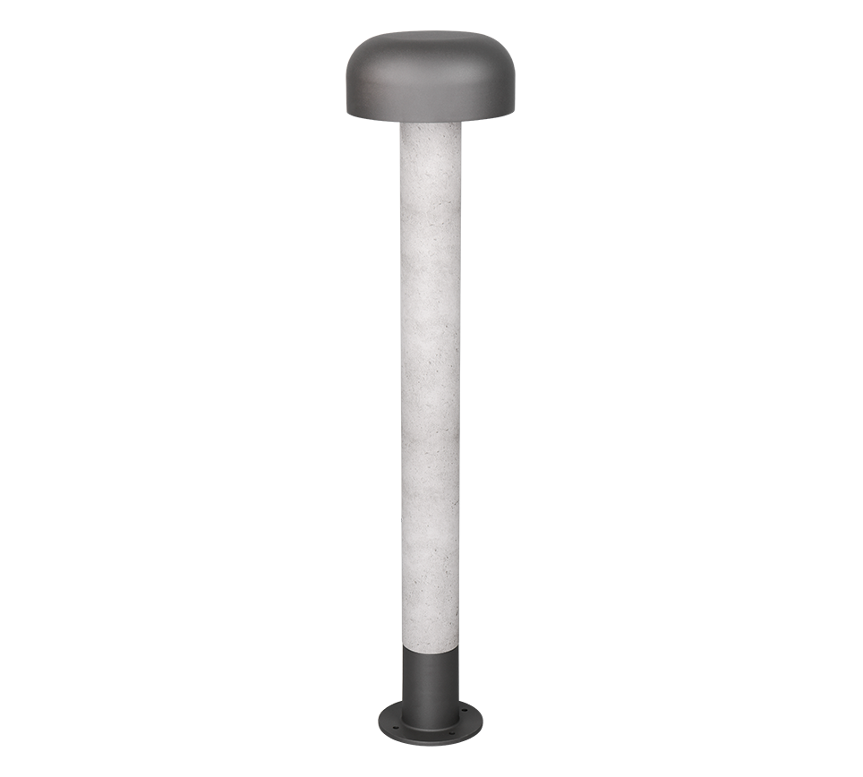 Fraser pole lamp 84 cm E27 anthracite/concrete look — 462560178