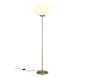 Fomento floor lamp E27 matt brass/white — 463100108