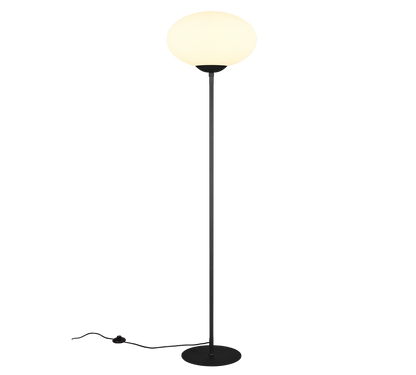 Fomento floor lamp E27 matt black/white — 463100132
