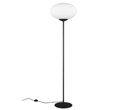 Fomento floor lamp E27 matt black/white — 463100132