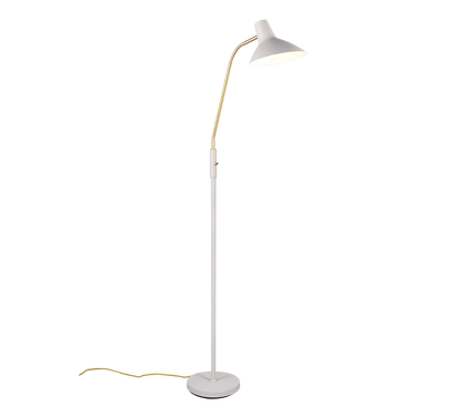 Traveller floor lamp E27 warm grey/matt brass — 463400176
