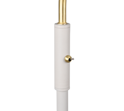 Traveller floor lamp E27 warm grey/matt brass — 463400176
