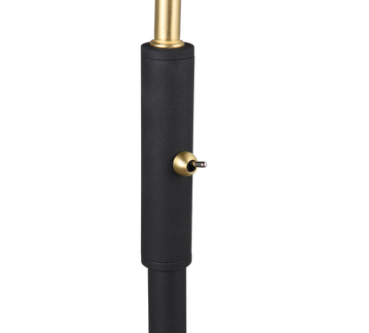 Traveller floor lamp E27 matt black/matt brass — 463400180
