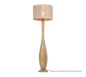 Toba floor lamp E27 wood/beige — 467200130