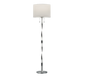 Nandor floor lamp E27 + LED brushed steel — 475310307