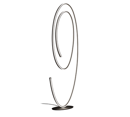 Ciola LED floor lamp matt black — 477210132