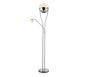 Chris LED floor lamp uplighter chrome — 478310206