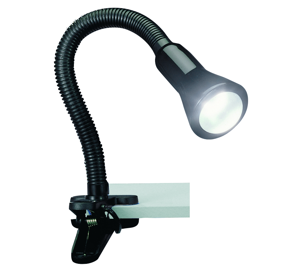 Flexo table lamp clip E14 black — 5028010-02