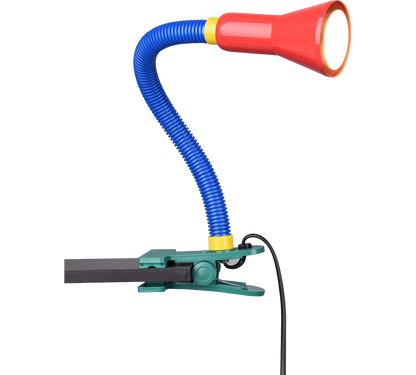 Flexo table lamp clip E14 multicolor — 5028010-17