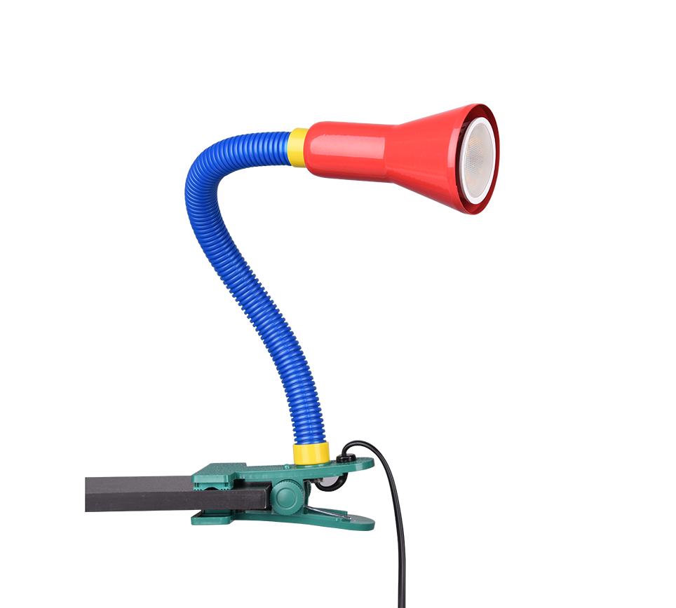 Flexo table lamp clip E14 multicolor — 5028010-17