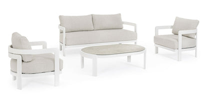 Bizzotto Presley White Sofa SET4 — Bizzotto