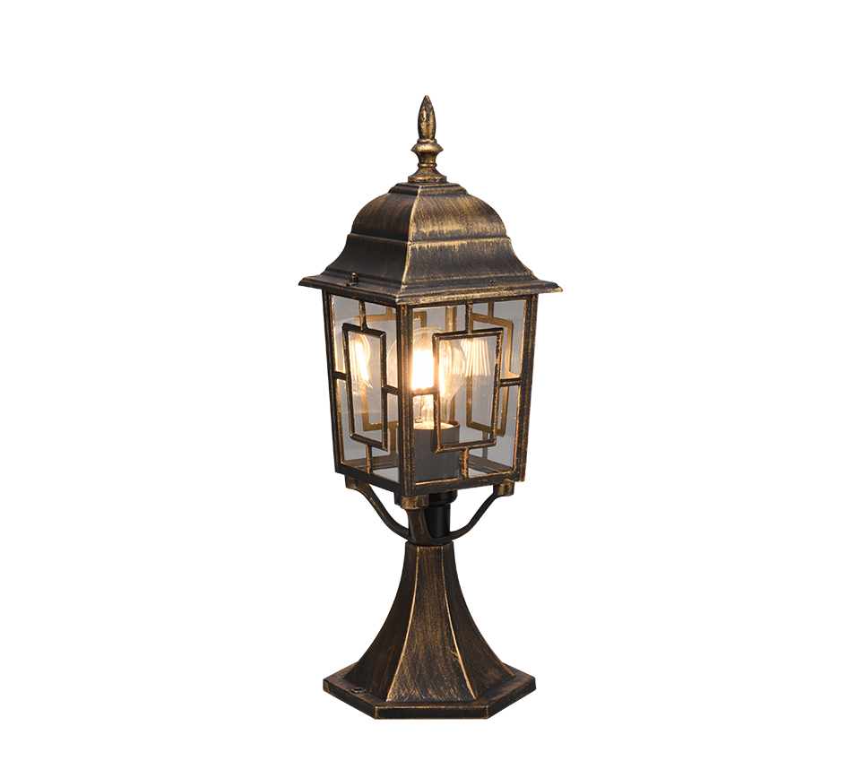 Volturno pole lamp 1-pc 47 cm E27 antique rust — 505960128