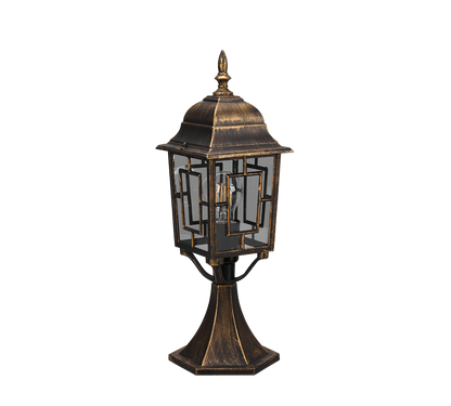 Volturno pole lamp 1-pc 47 cm E27 antique rust — 505960128