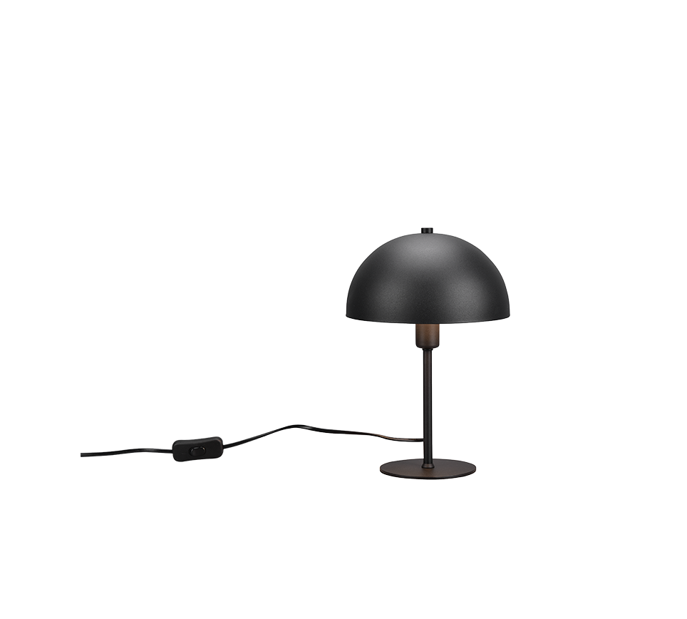 Nola table lamp 30 cm E14 matt black — 506200132