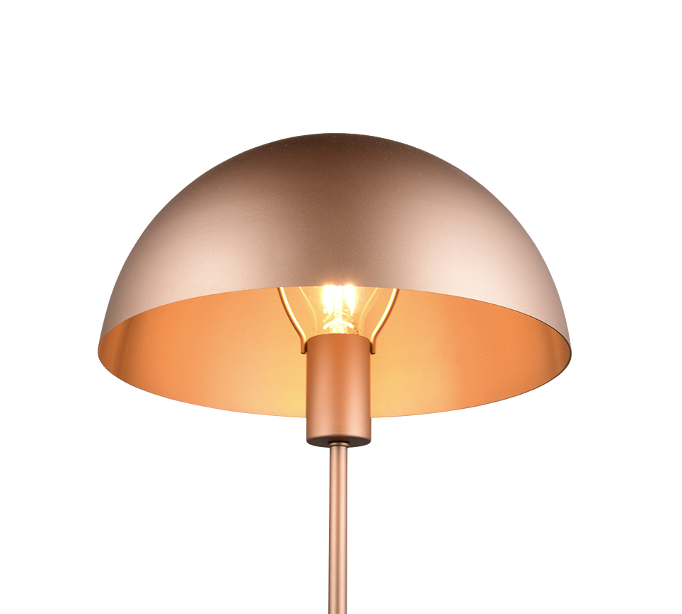 Nola table lamp 45 cm E27 coffee brown — 506290165