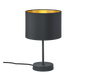 Hostel table lamp E27 matt black/gold — 508200179