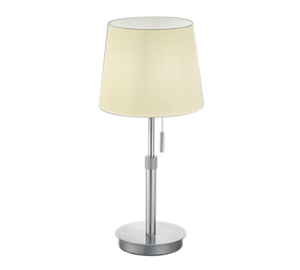 Lyon table lamp E27 brushed steel — 509100107